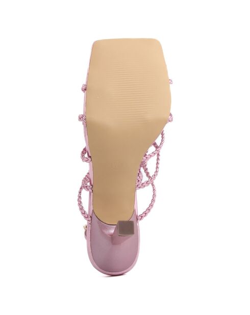 Sandales Eufemia roses - Talon 10 cm