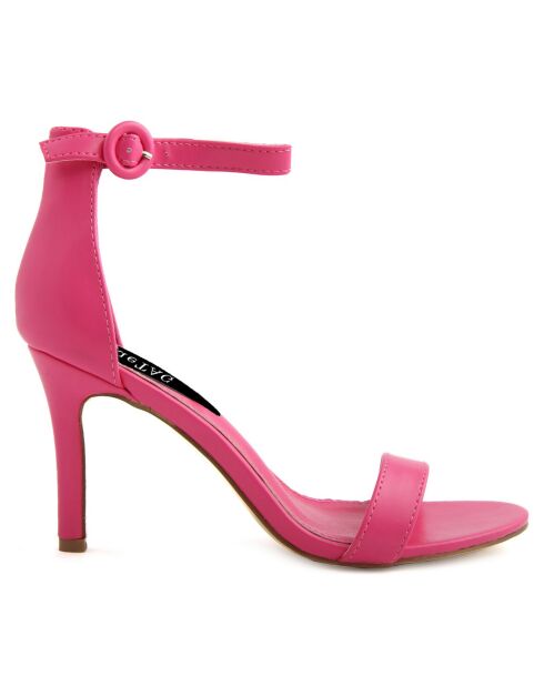 Sandales Gemma fuchsia - Talon 10 cm