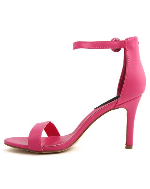 Sandales Gemma fuchsia - Talon 10 cm