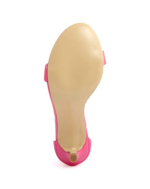 Sandales Gemma fuchsia - Talon 10 cm