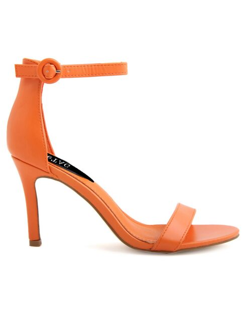 Sandales Gemma orange - Talon 10 cm