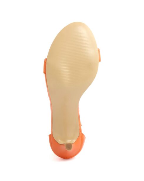 Sandales Gemma orange - Talon 10 cm
