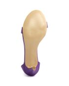 Sandales Gemma violettes - Talon 10 cm