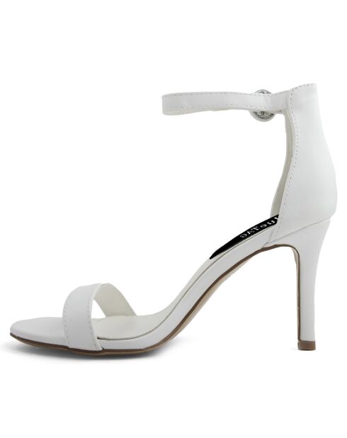 Sandales Gemma blanches - Talon 10 cm