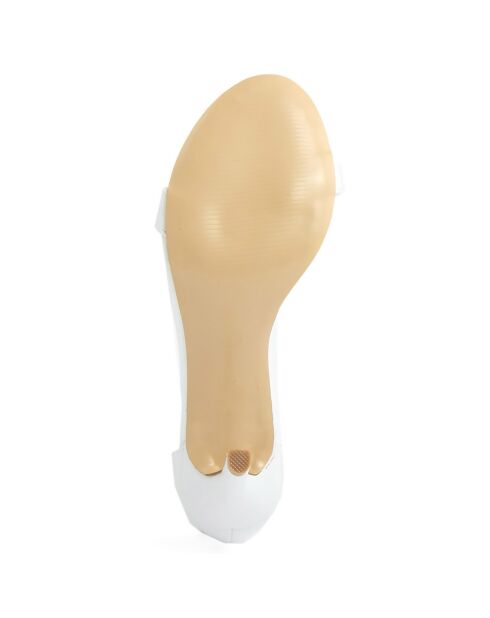 Sandales Gemma blanches - Talon 10 cm