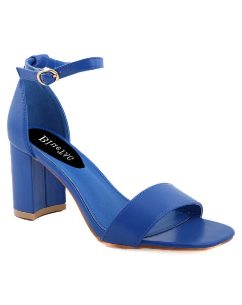 Sandales Ornella bleues - Talon 7 cm