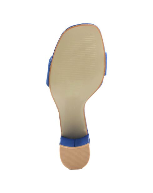 Sandales Ornella bleues - Talon 7 cm