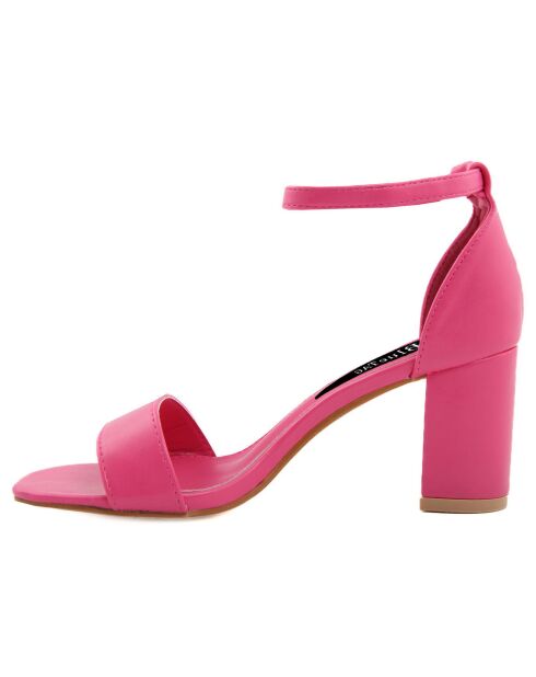Sandales Ornella fuchsia - Talon 7 cm