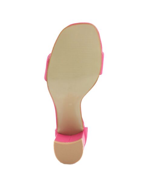 Sandales Ornella fuchsia - Talon 7 cm