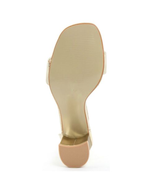 Sandales Ornella dorées - Talon 7 cm