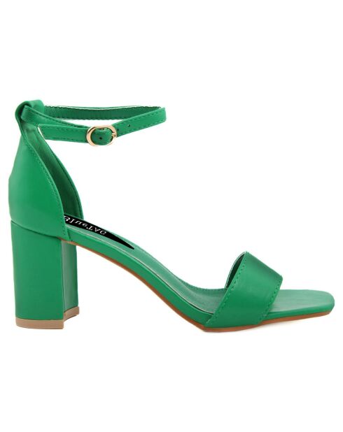 Sandales Ornella vertes - Talon 7 cm