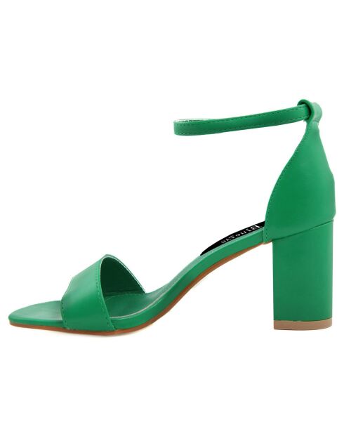 Sandales Ornella vertes - Talon 7 cm