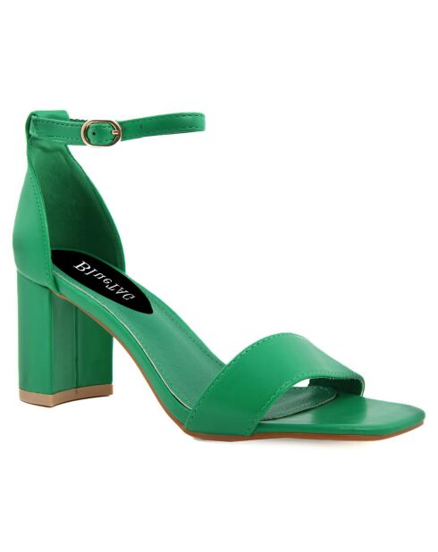 Sandales Ornella vertes - Talon 7 cm