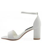 Sandales Ornella blanches - Talon 7 cm