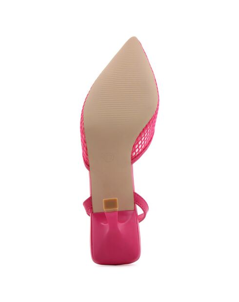 Escarpins Marina fuchsia - Talon 9 cm