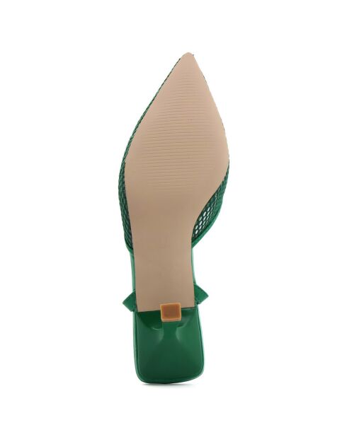 Escarpins Marina verts - Talon 9 cm