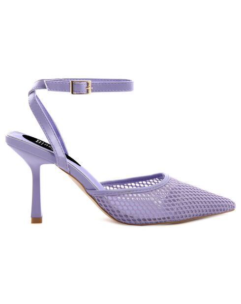 Escarpins Marina violets - Talon 9 cm