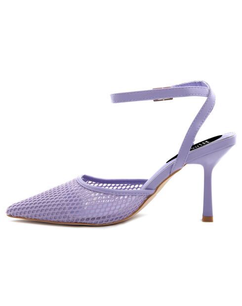 Escarpins Marina violets - Talon 9 cm