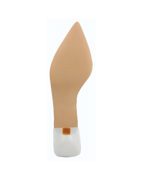 Escarpins Marina blancs - Talon 9 cm