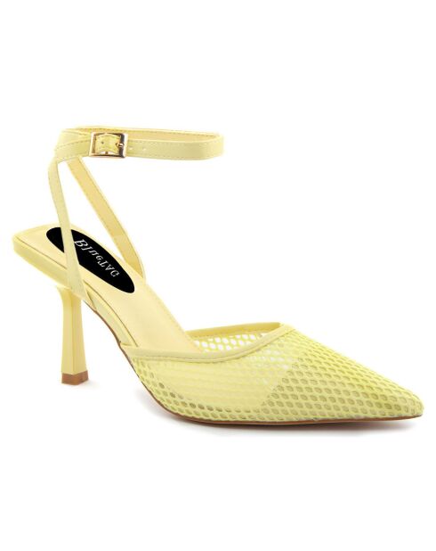 Escarpins Marina jaunes - Talon 9 cm