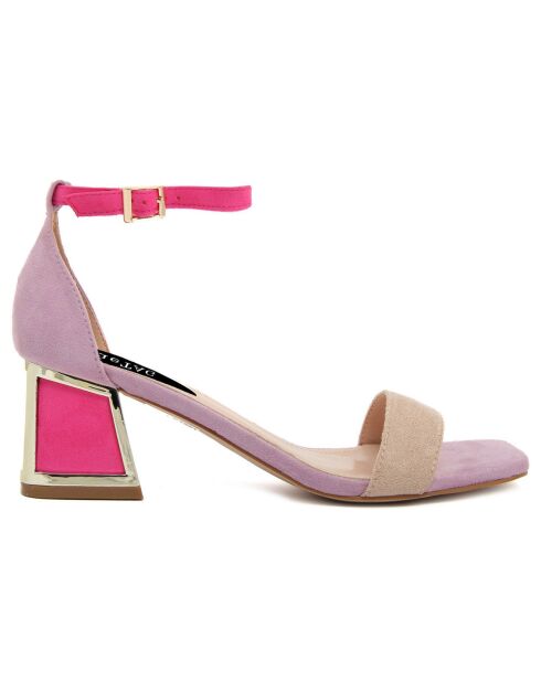 Sandales Palmira beiges - Talon 6 cm