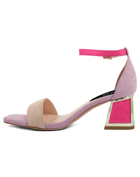 Sandales Palmira beiges - Talon 6 cm