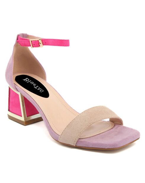 Sandales Palmira beiges - Talon 6 cm