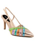 Slingbacks Filippa champagne - Talon 9 cm