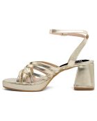 Sandales Lelia dorées - Talon 7 cm