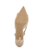 Slingbacks Diamanta beiges - Talon 9 cm