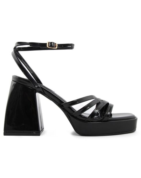 Sandales Apollonia noires - Talon 10 cm
