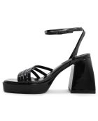 Sandales Apollonia noires - Talon 10 cm