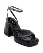 Sandales Apollonia noires - Talon 10 cm