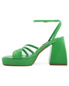 Sandales Apollonia vertes - Talon 10 cm