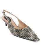 Slingbacks Bruna noirs - Talon 5 cm