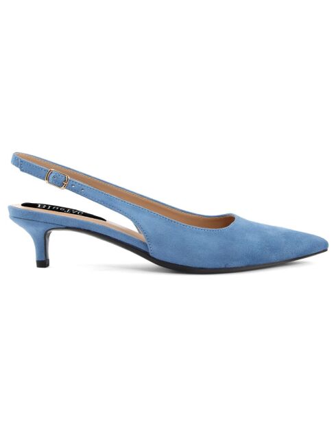 Slingbacks Celestina marine - Talon 5 cm