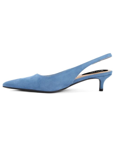 Slingbacks Celestina marine - Talon 5 cm