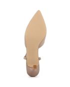 Slingbacks Concetta beiges - Talon 8 cm