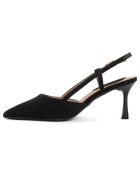 Slingbacks Concetta noirs - Talon 8 cm