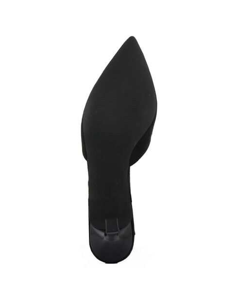 Slingbacks Concetta noirs - Talon 8 cm