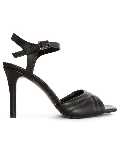 Sandales Julia noires - Talon 9 cm