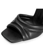 Sandales Julia noires - Talon 9 cm