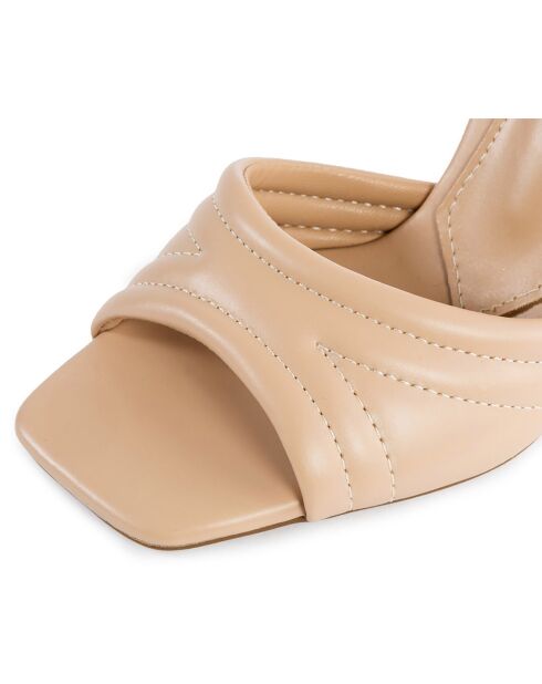 Sandales Julia nude - Talon 9 cm