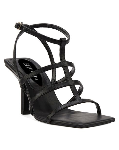 Sandales Sarra noires - Talon 8.5 cm