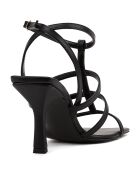 Sandales Sarra noires - Talon 8.5 cm