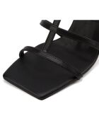 Sandales Sarra noires - Talon 8.5 cm