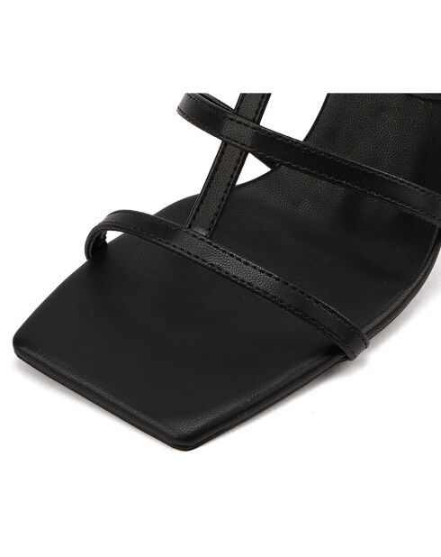 Sandales Sarra noires - Talon 8.5 cm