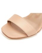 Sandales Aurelia nude - Talon 9 cm