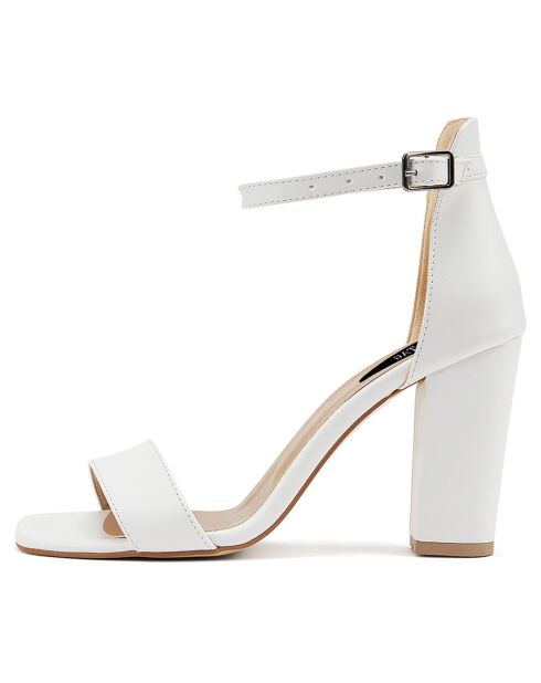 Sandales Aurelia blanches - Talon 9 cm