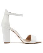 Sandales Aurelia blanches - Talon 9 cm